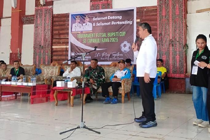 Tournament Futsal Bupati Cup 2025 Taput Resmi Dibuka